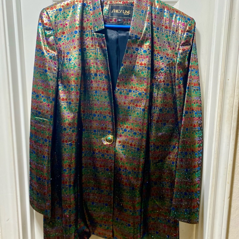 Multicolor Women's Blazer